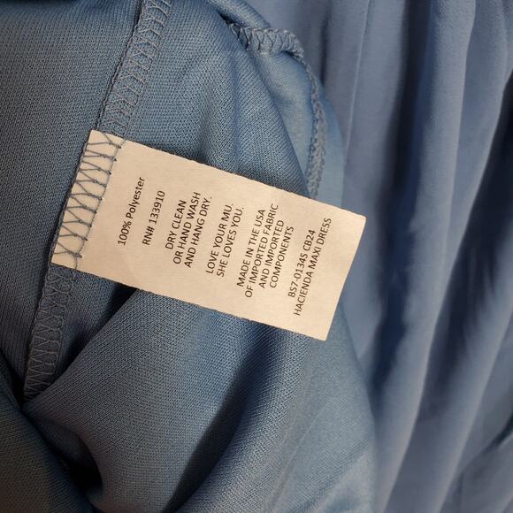 Show Me Your Mumu Hacienda Maxi Dress in Coastal Blue Women's Size S - Picture 11 of 12